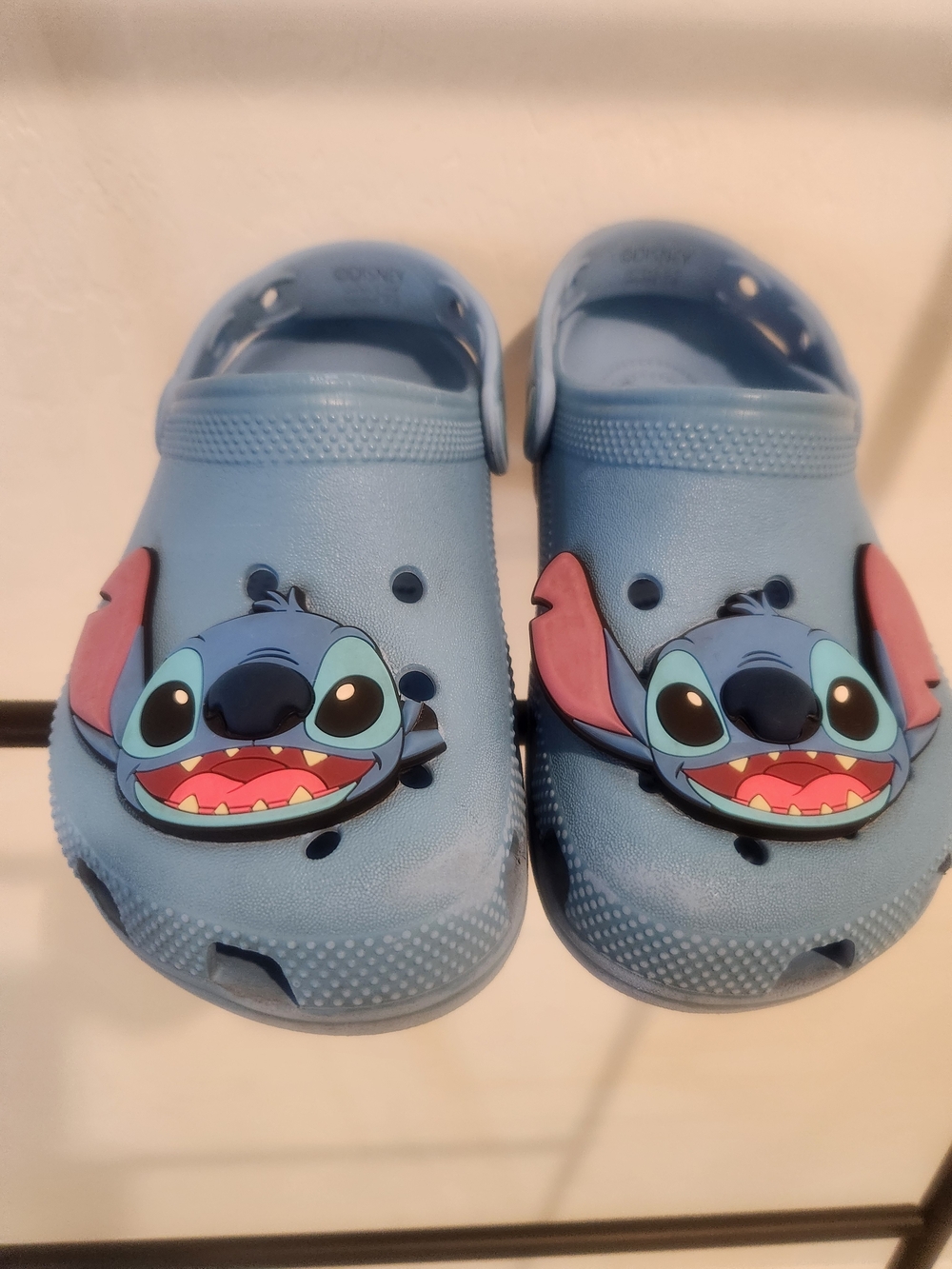 CROCS Kids Light Blue Clog Sandals with Stitch Character
